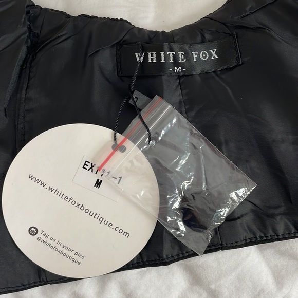 White Fox Black strapless “vest” - Picture 4 of 8